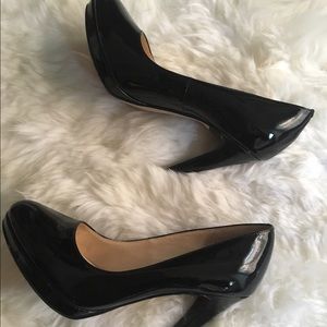 Black Patten Pumps