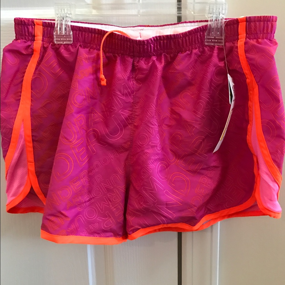 Pink Under Armour Running Shorts