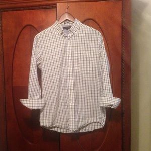 Tommy Hilfiger Reg fit 15 neck 32-33 plaid blue