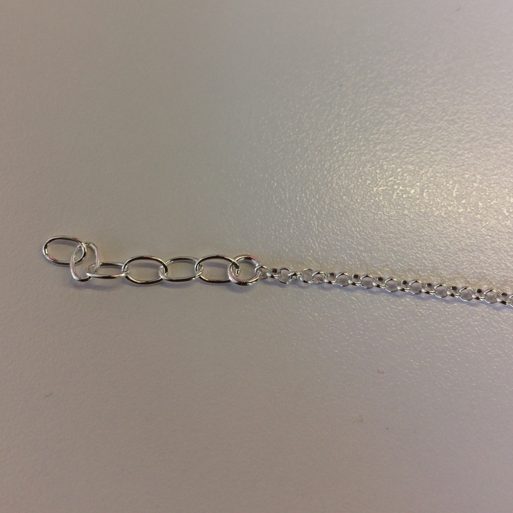 Bitter Sweet Jewelry triple pavé infinity sterling silver bracelet - Picture 3 of 4