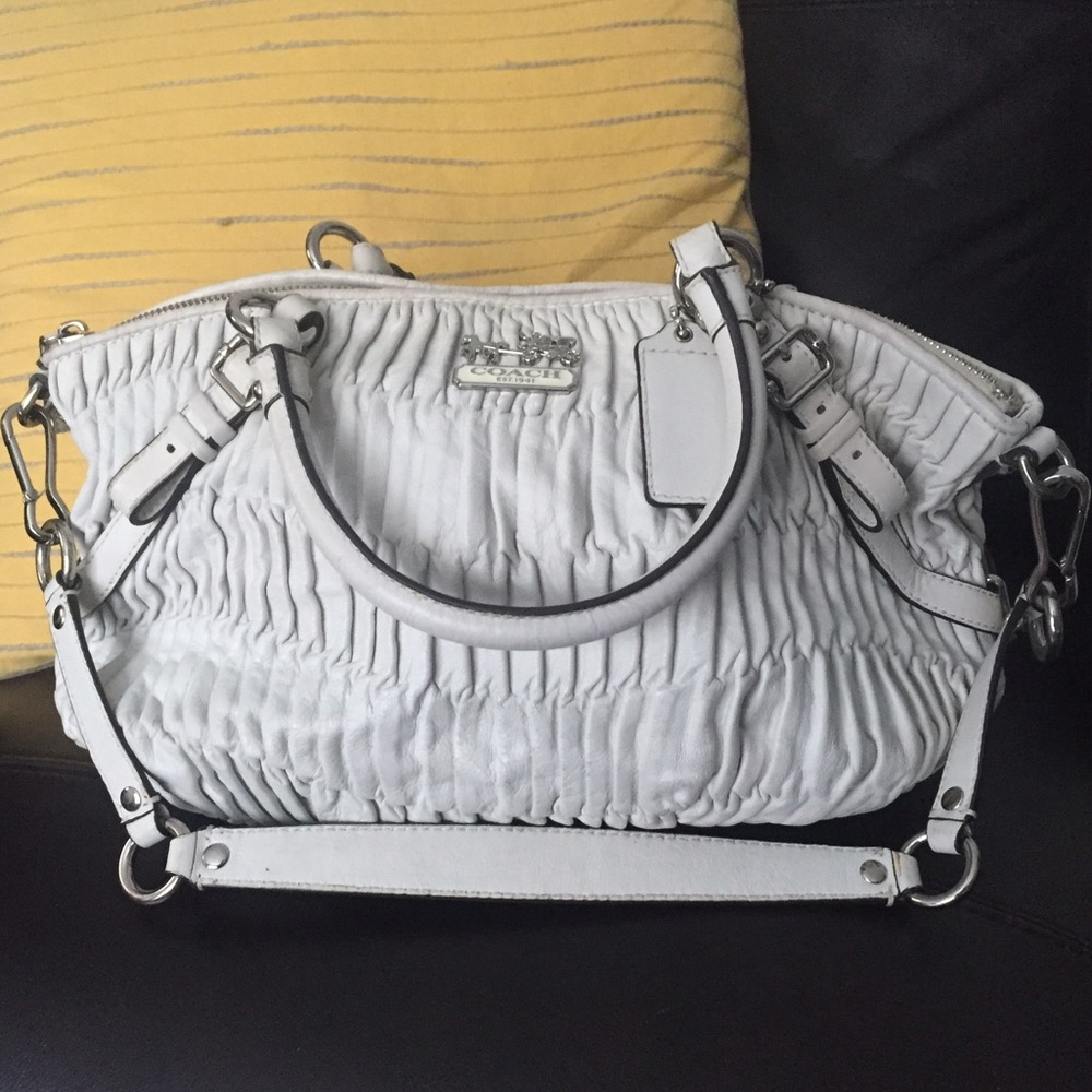 Coach Madison Sophia Gathered Leather Satchel