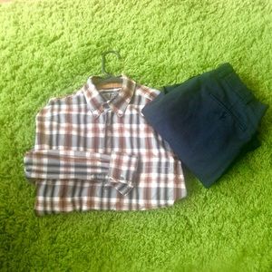 Men's button down shirt Large