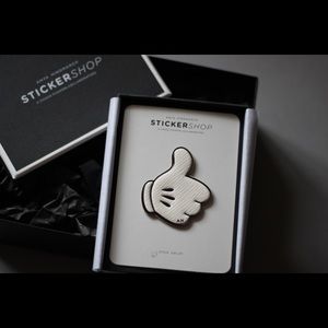 NIB Anya Hindmarch Disney Mickey Leather Sticker