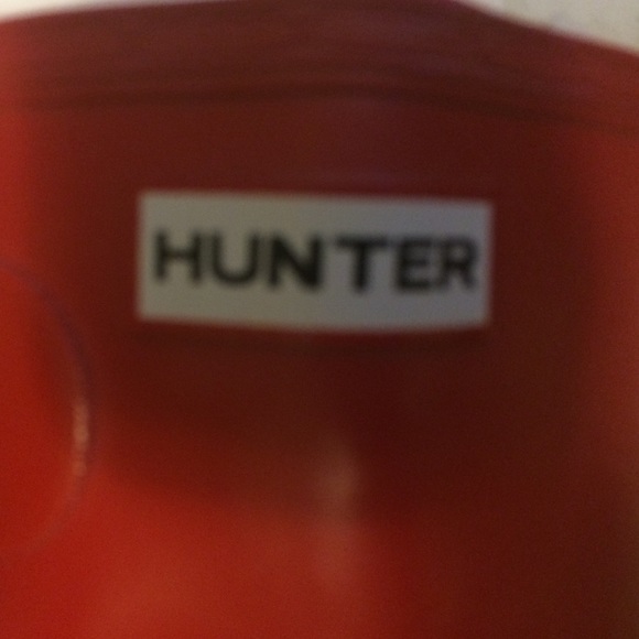 Red hunter boots - Picture 3 of 4