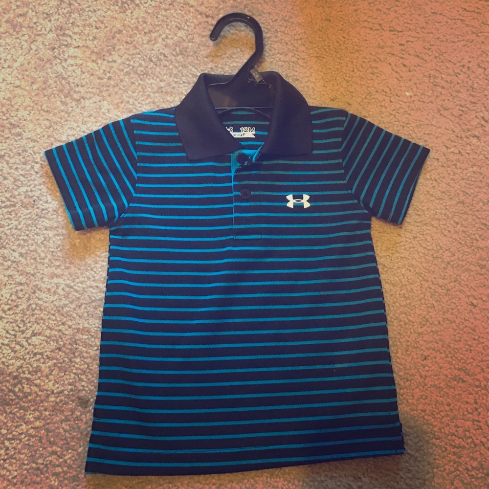 💙Baby Boys 12 month Under Armour Polo. Never worn