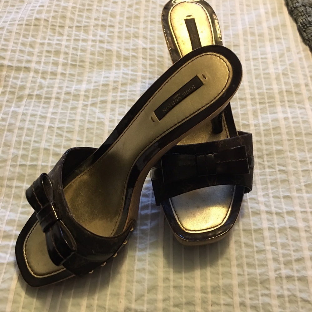 Louis Vuitton mules .. great condition