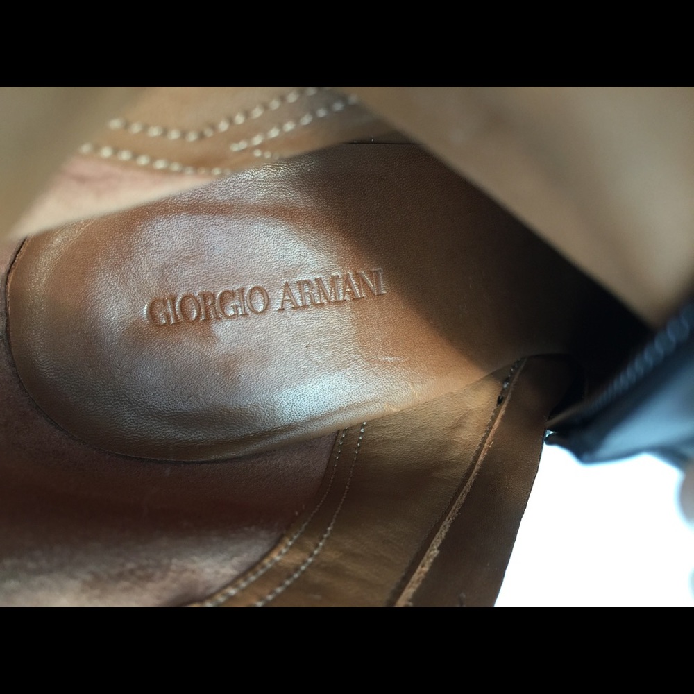 Giorgio Armani calf high boots - Picture 6 of 6