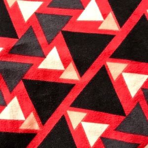 LulaRoe TC Orange Geometric Leggings