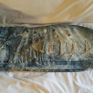 Jordan Craigs denim shorts