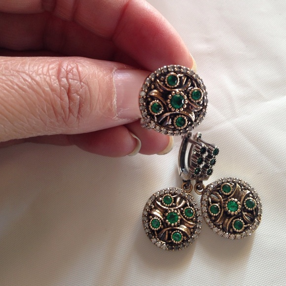 Ring silver and earrings set - Picture 2 of 4