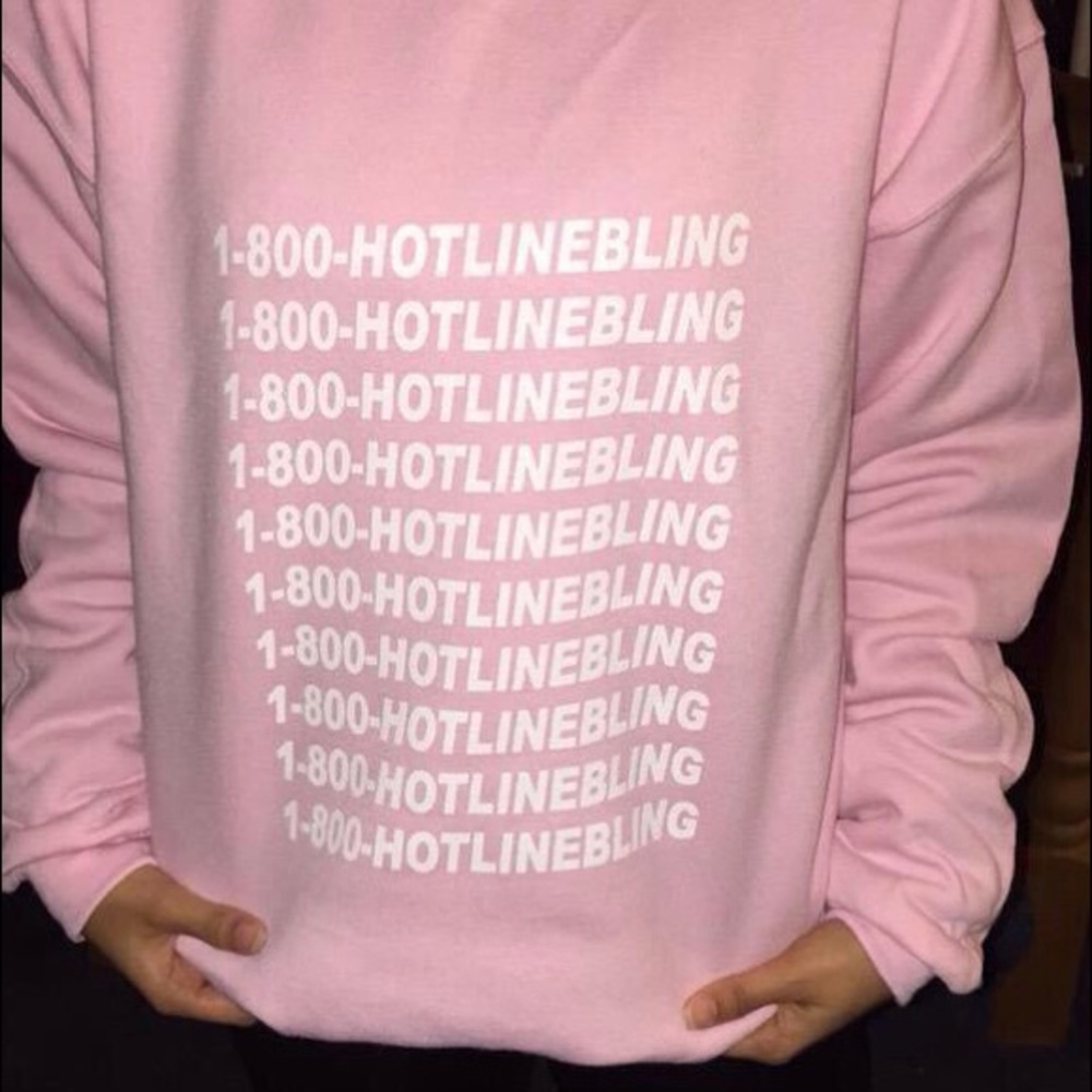 1-800 Hotline Bling Crewneck