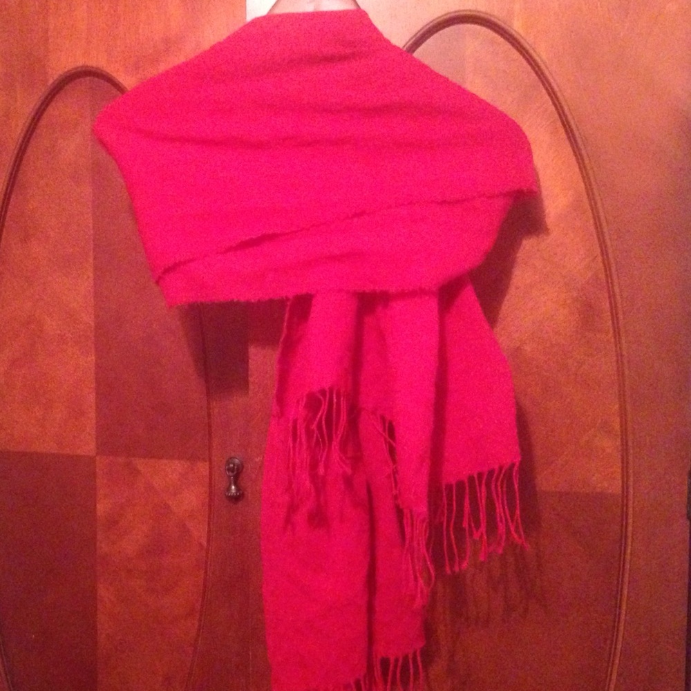 Fire Engine Red Shawl/Scarf