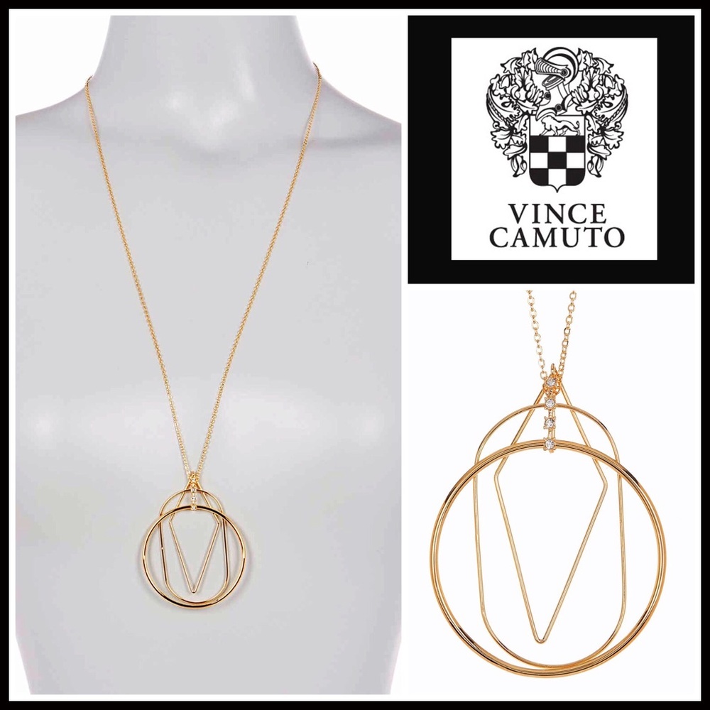 ❌SOLD❌VINCE CAMUTO NECKLACE Statement Pendant - Picture 1 of 6