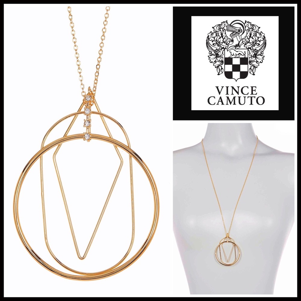 ❌SOLD❌VINCE CAMUTO NECKLACE Statement Pendant - Picture 3 of 6