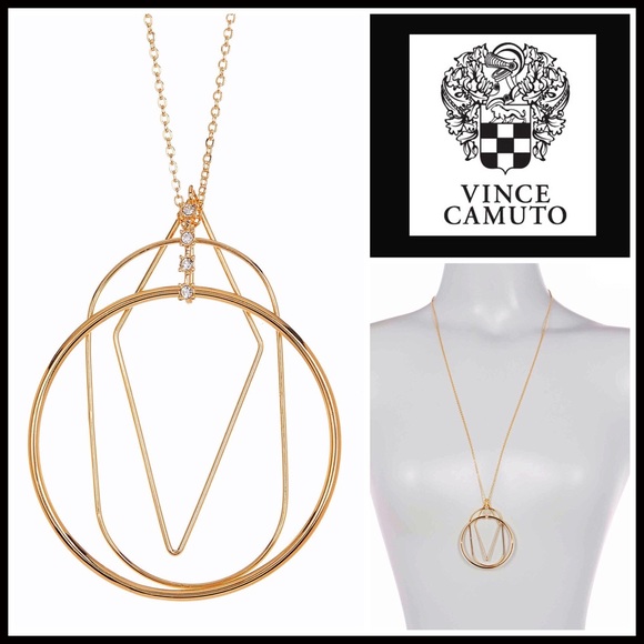 ❌SOLD❌VINCE CAMUTO NECKLACE Statement Pendant - Picture 3 of 6