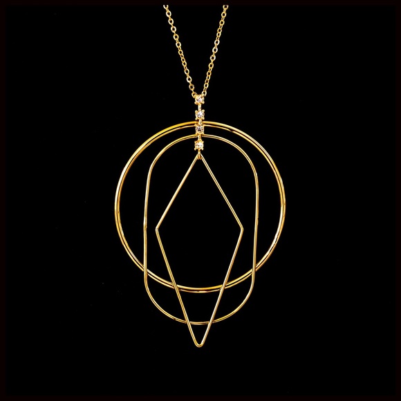 ❌SOLD❌VINCE CAMUTO NECKLACE Statement Pendant - Picture 5 of 6