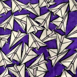 LulaRoe TC Paper Airplane Leggings