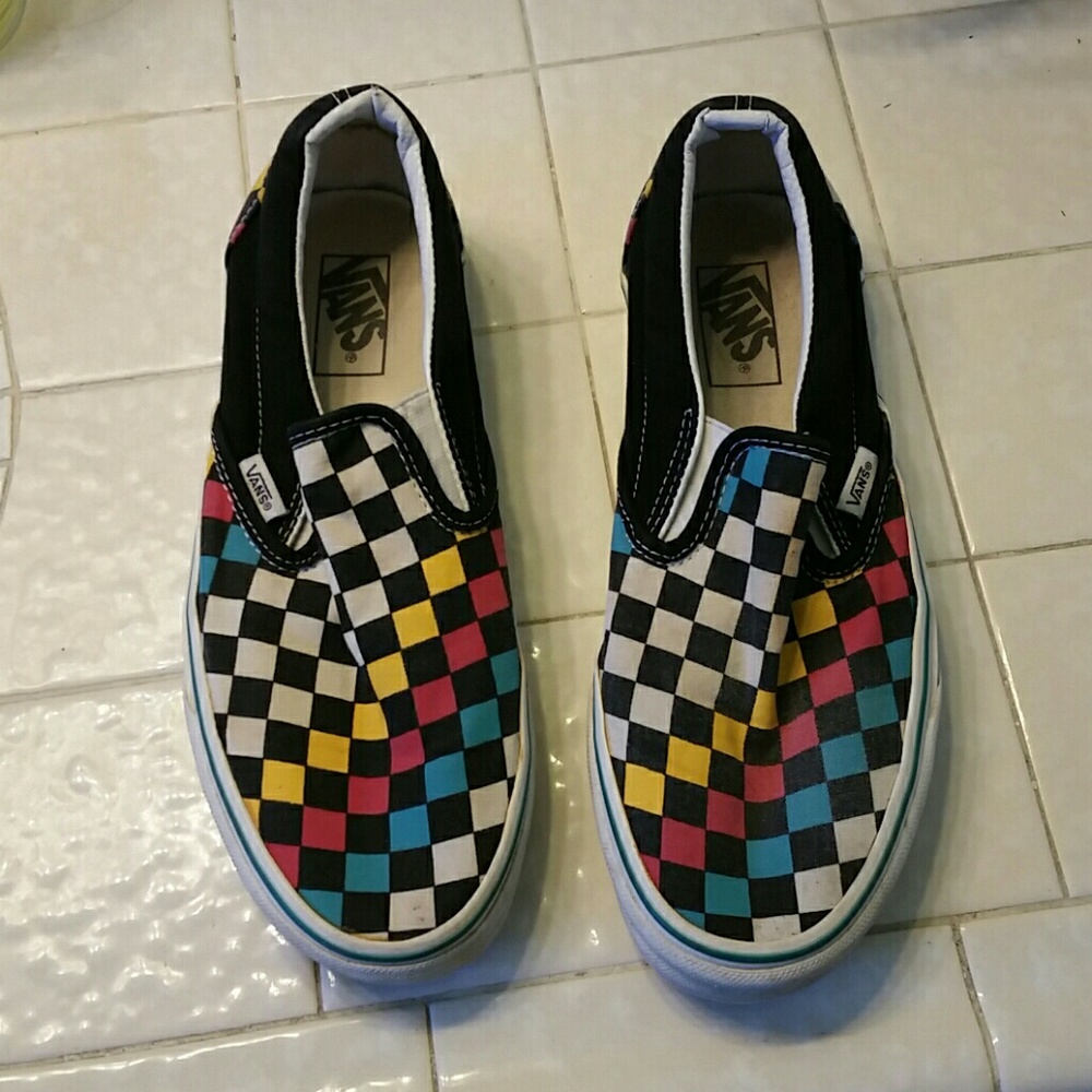 Checkered Vans