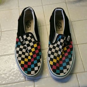 Checkered Vans