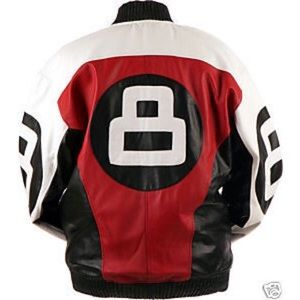 Real Leather Woman's 8 Ball Jacket