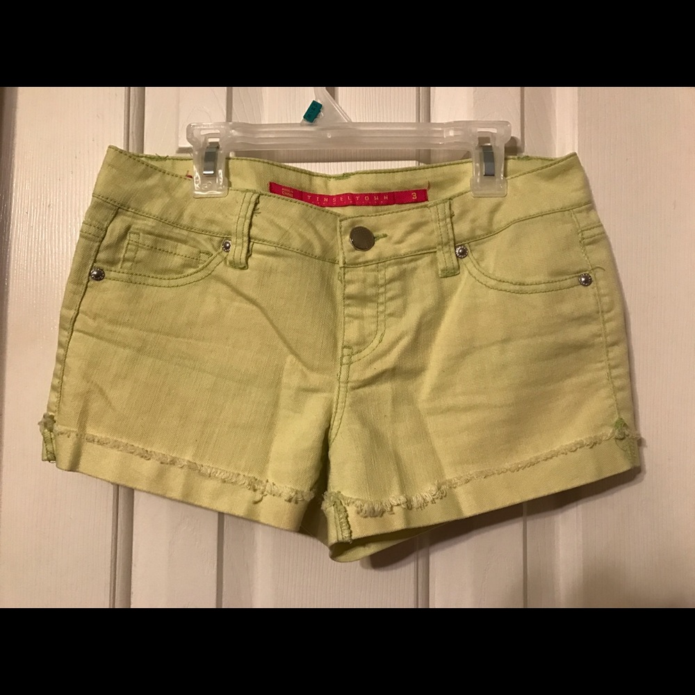 Lime green shorts Sz 3♦️BOGO