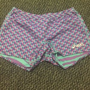 ASICS reversible spandex shorts