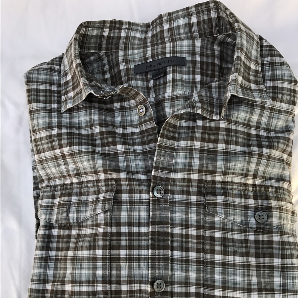 John Varvatos short sleeve button down