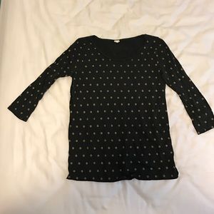 J. Crew 3/4 length shirt