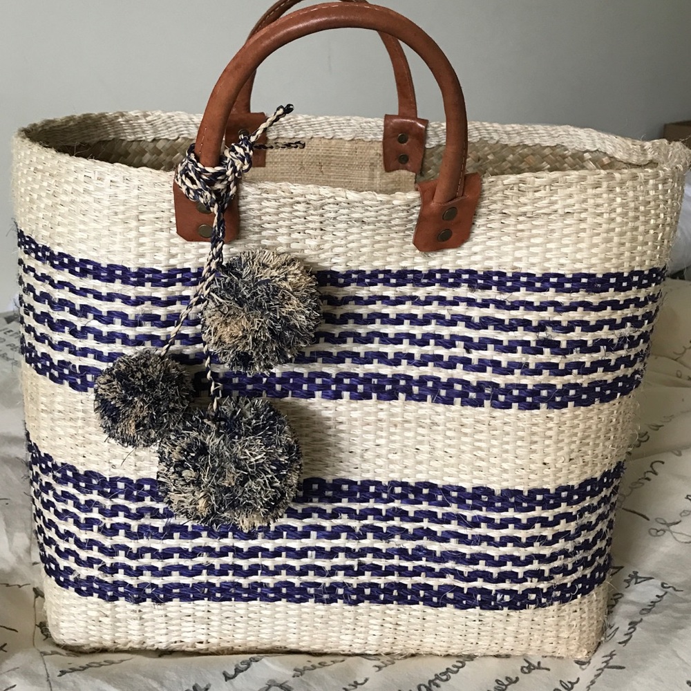 Tommy Bahamas beach/picking bag