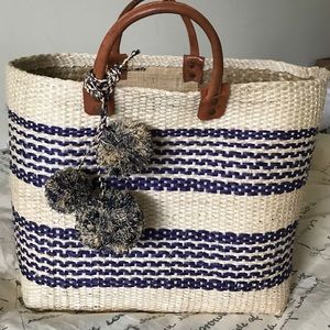 Tommy Bahamas beach/picking bag