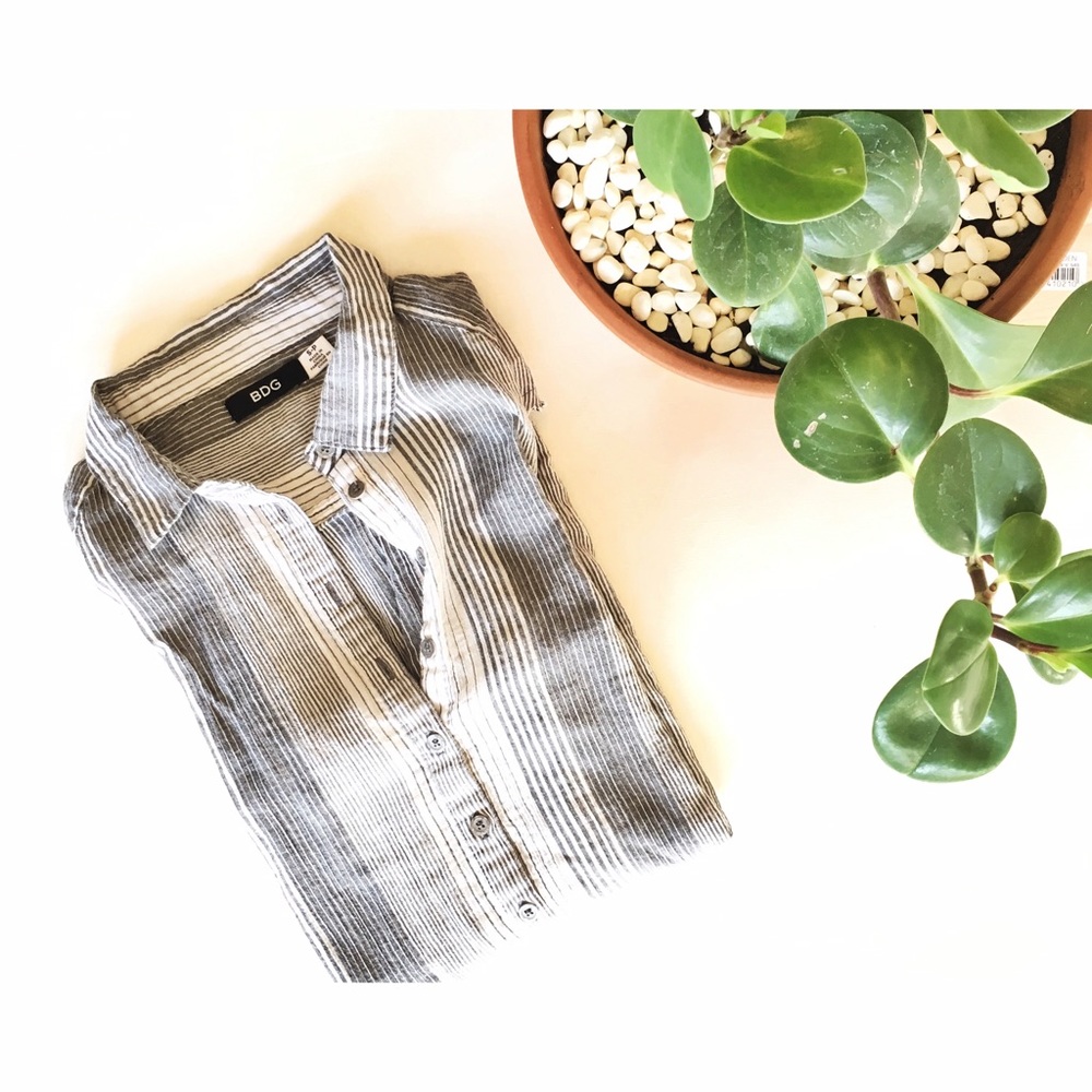BDG Casual Button Down Tunic