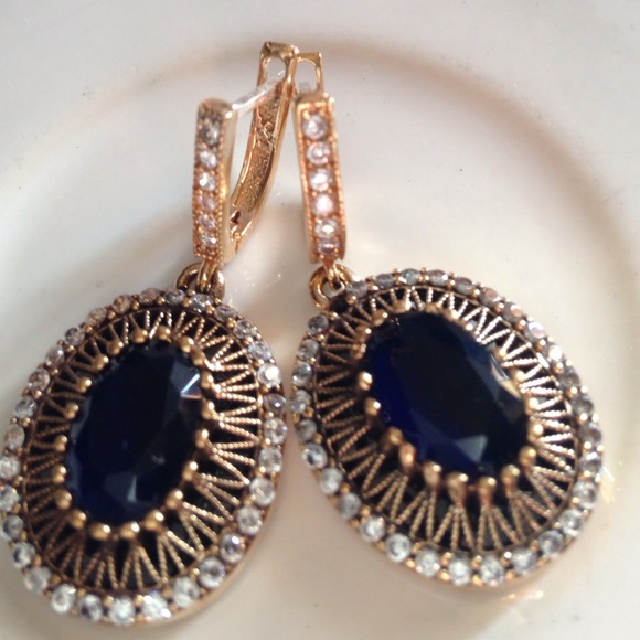 Earrings 925 Partial Sterling Silver - Picture 4 of 4