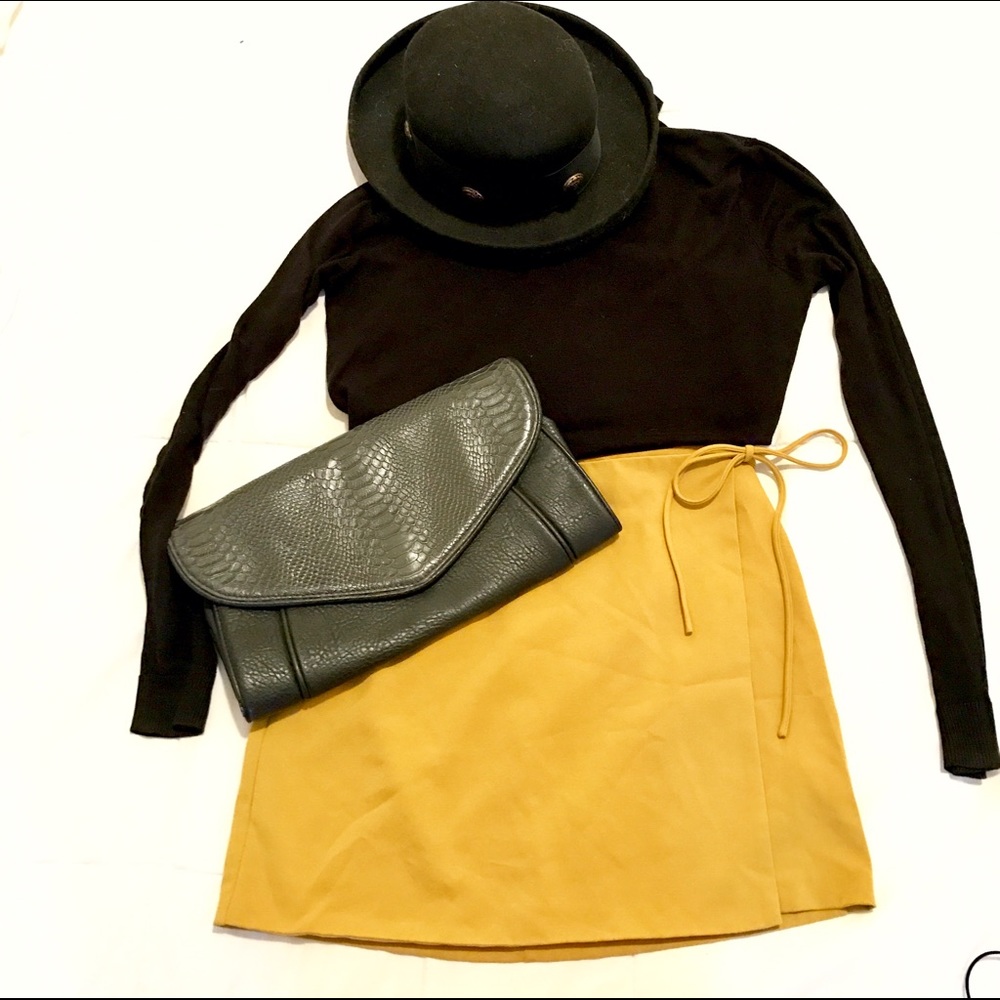 Wrap Mini Skirt
