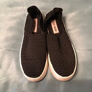 Steve Madden slip on tennis shoes.