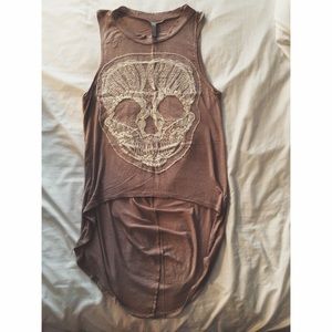 Skull Delicate Lace Tunic