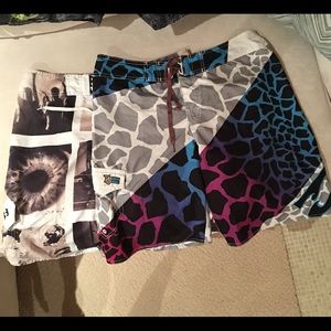 2 Men's billabong shorts/ swim trunks
