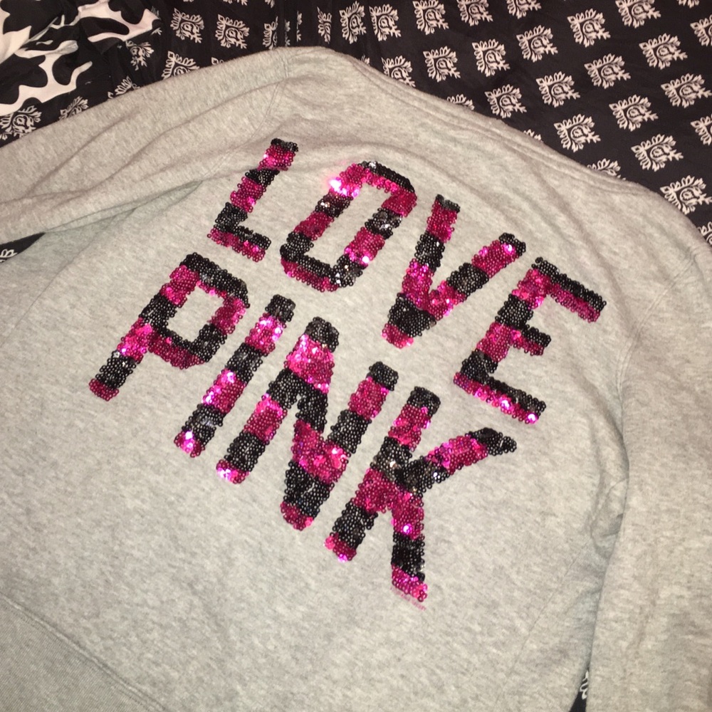 Victoria secret/ Pink grey sweatshirt