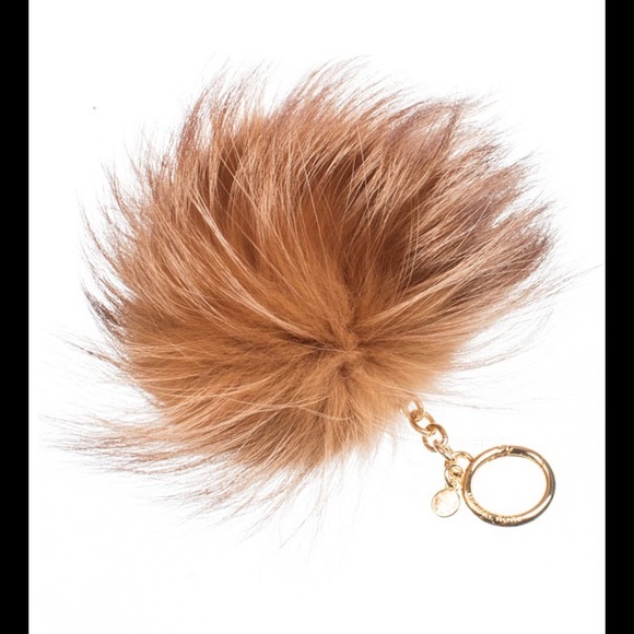 SOLD- NWT Michael Kors Pom Pom Key Fob Bag Charm - Picture 2 of 4