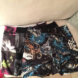3 men's billabong shorts / swim trunks