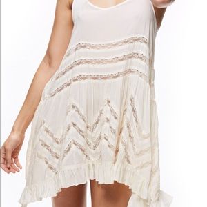 Voile and lace free people slip