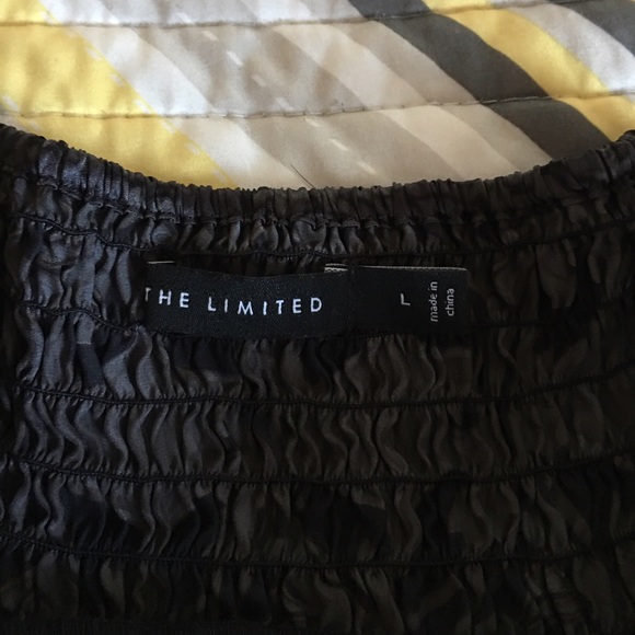 The Limited, Large, black strapless top - Picture 3 of 4