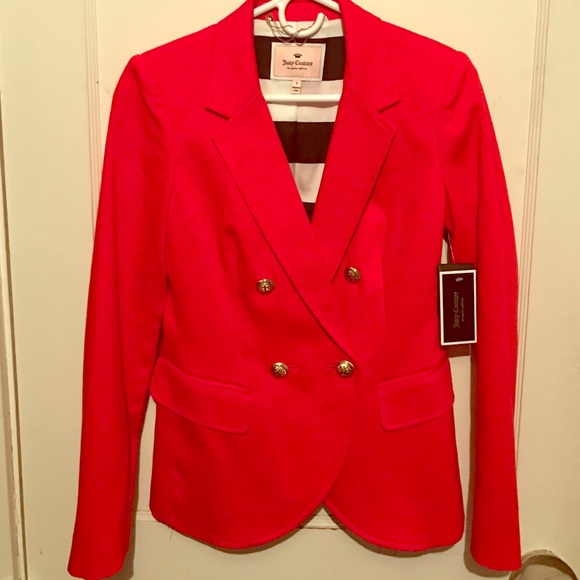 FLASH SALE ⚡️ Juicy Couture Orange Blazer Sz 2! - Picture 2 of 5