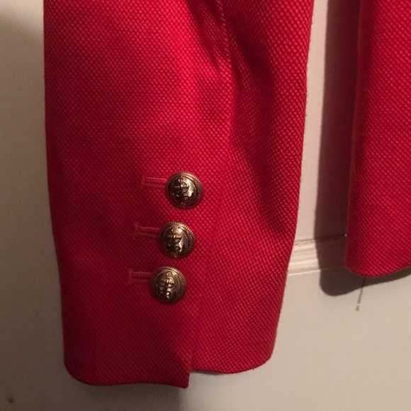 FLASH SALE ⚡️ Juicy Couture Orange Blazer Sz 2! - Picture 4 of 5