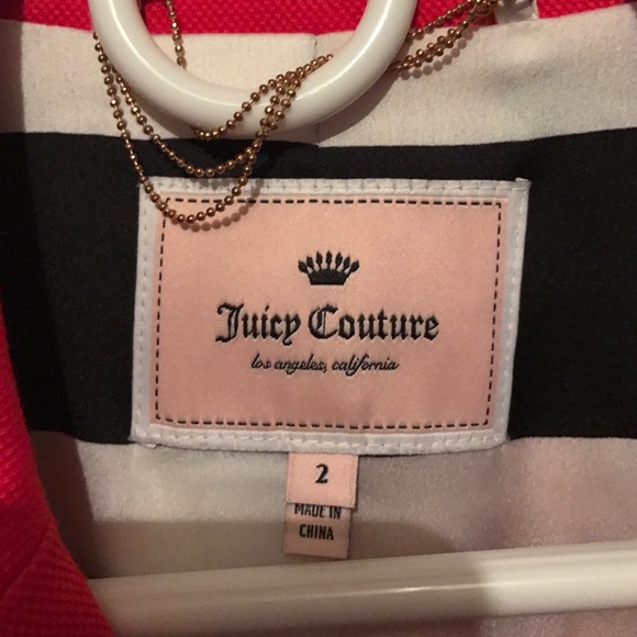 FLASH SALE ⚡️ Juicy Couture Orange Blazer Sz 2! - Picture 5 of 5