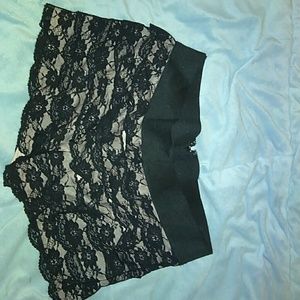 Black Lace shorts