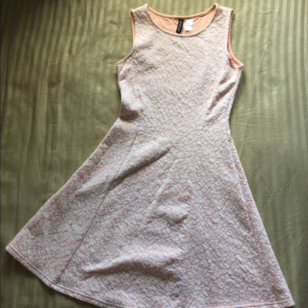 Coral Floral Fit & Flare Skater