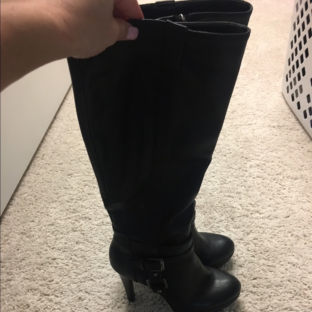 Great tall leather boots from Nine West