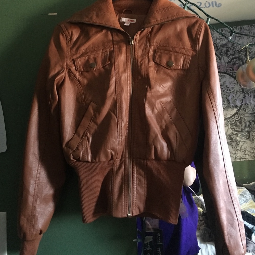 Leather jacket
