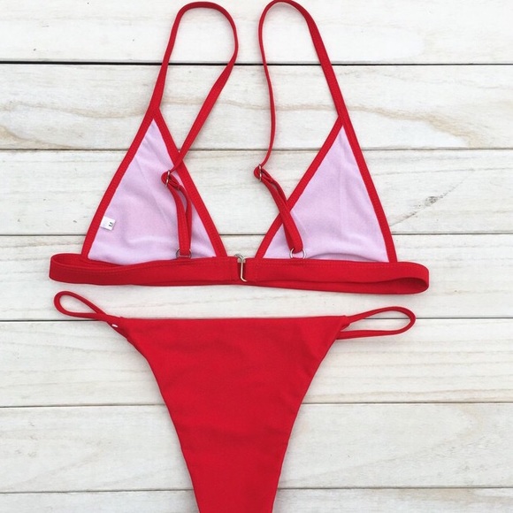 Pink bikini set SW228 - Picture 2 of 4