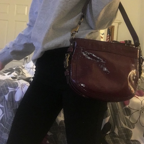 ✨Coach Plum Leather Small Purse - Picture 6 of 6